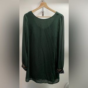 Long Sleeve Shift Dress